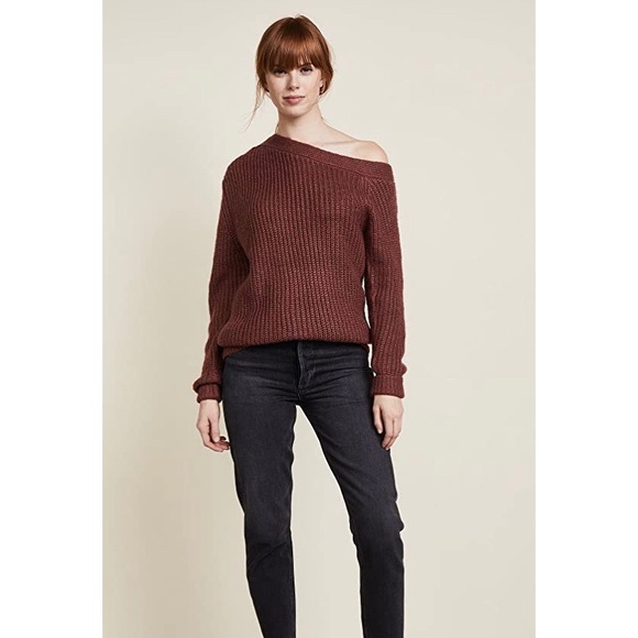 MINKPINK Maroon One Sided Jumper - Picture 5 of 6